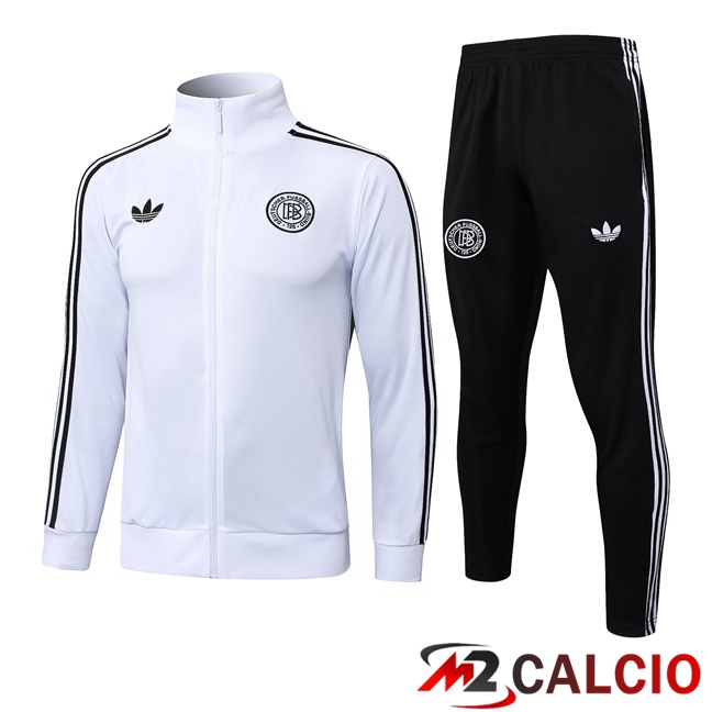 Insieme Tuta Calcio - Giacca Germania Bianco 2025/2026