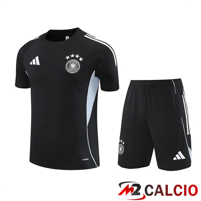 Insieme T Shirt Allenamento Germania + Pantaloncini Nero 2025/2026