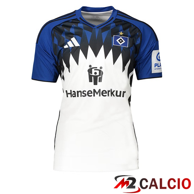 Maglie Calcio Hamburger SV Prima Blu Bianco 2025/2026