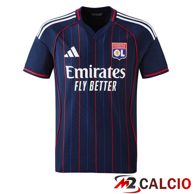 Maglie Calcio Lione OL Seconda Blu Reale 2025/2026