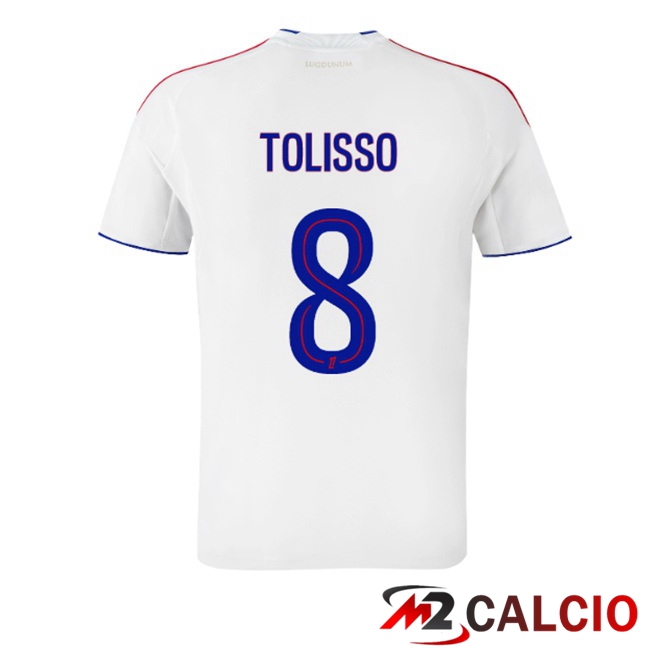 Maglie Calcio Lione OL (VERETOUT 7) Prima Bianco 2025/2026