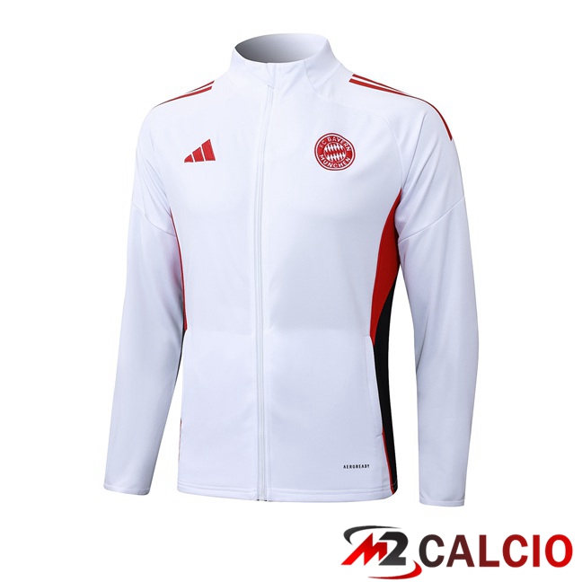 Giacca Calcio Bayern Monaco Bianco 2025/2026