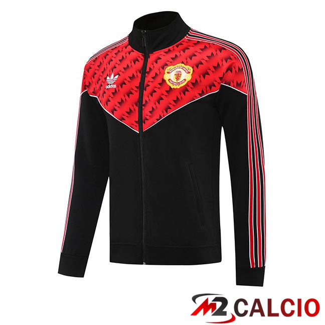 Giacca Calcio Manchester United Rosso Nero 2025/2026