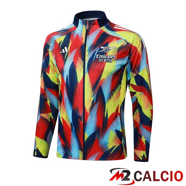 Giacca Calcio Arsenal Rosso Giallo 2025/2026