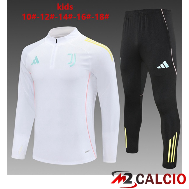 Insieme Tuta Calcio Juventus Bambino Bianco 2025/2026