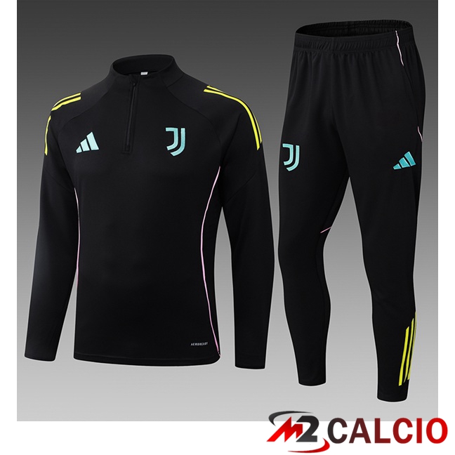 Insieme Tuta Calcio Juventus Bambino Nero 2025/2026