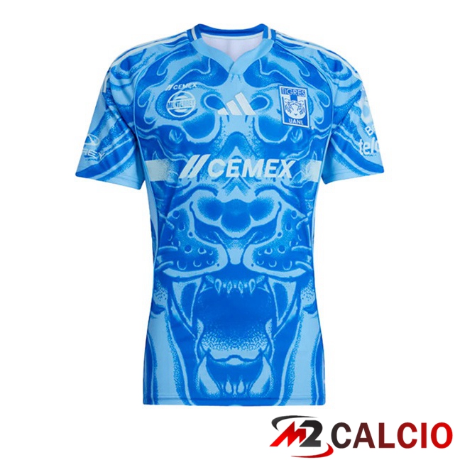 Maglie Calcio Tigres UANL Seconda Blu 2025/2026