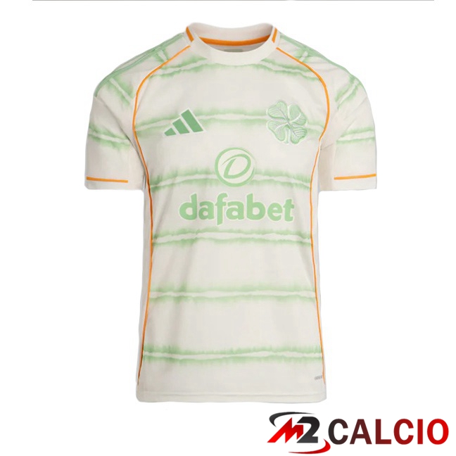 Maglie Calcio Celtic FC Terza Verde Bianco 2025/2026