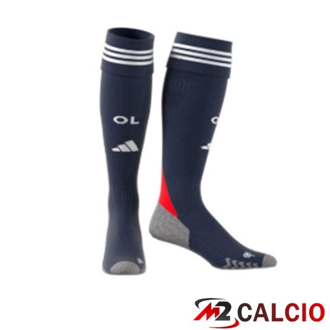 Calzini Calcio Lione OL Seconda Blu Reale 2025/2026