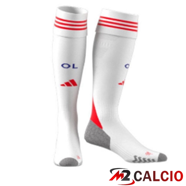 Calzini Calcio Lione OL Prima Bianco 2025/2026
