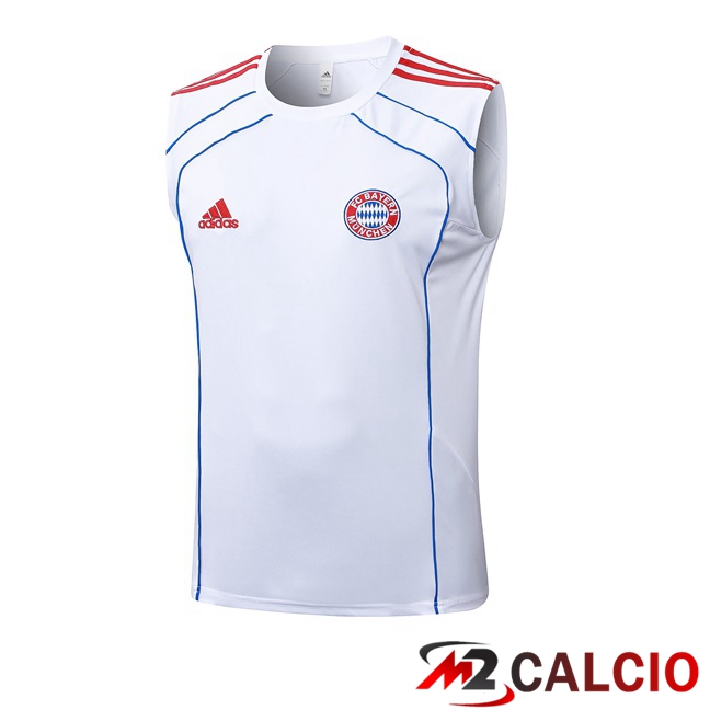 Canotta Allenamento Bayern Monaco Bianco 2025/2026