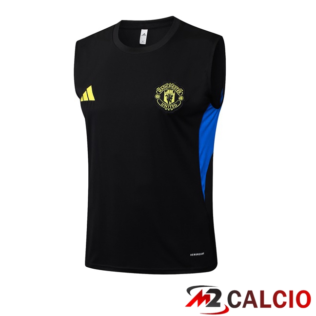 Canotta Allenamento Manchester United Nero 2025/2026