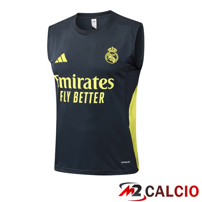 Canotta Allenamento Real Madrid Grigio 2025/2026