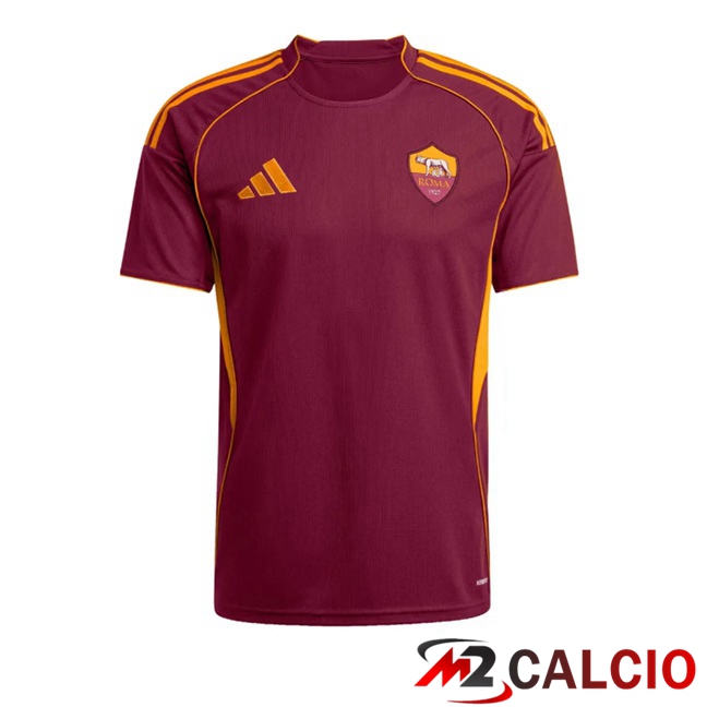 Maglie Calcio AS Roma Prima Rosso 2025/2026