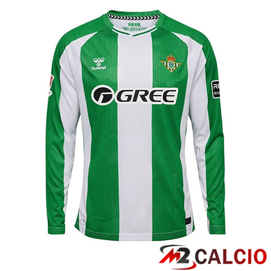 Maglie Calcio Real Betis Manica Lunga Prima 2025 2026
