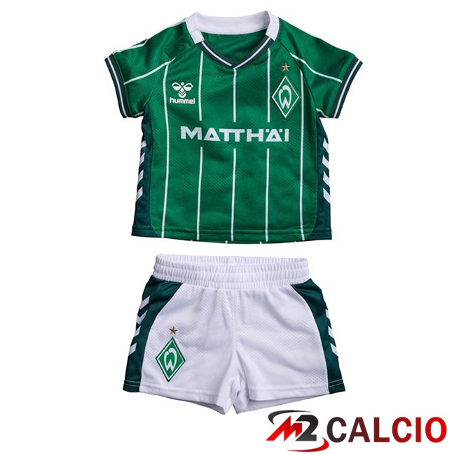 Maglie Calcio SV Werder Bremen Bambino Prima Verde 2025/2026