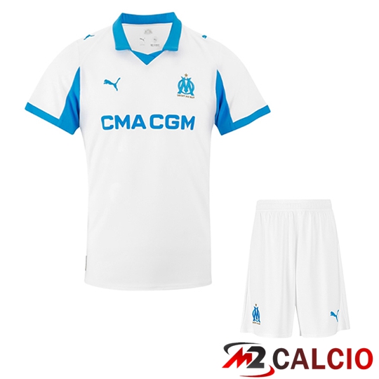 Maglie Calcio Marsiglia OM Bambino Prima 2025 2026