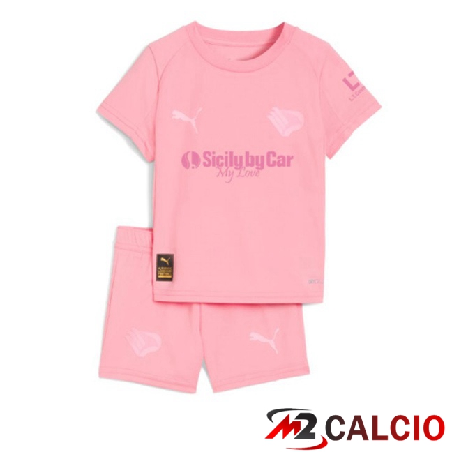 Maglie Calcio Palerme FC Bambino Prima Rosa 2025/2026
