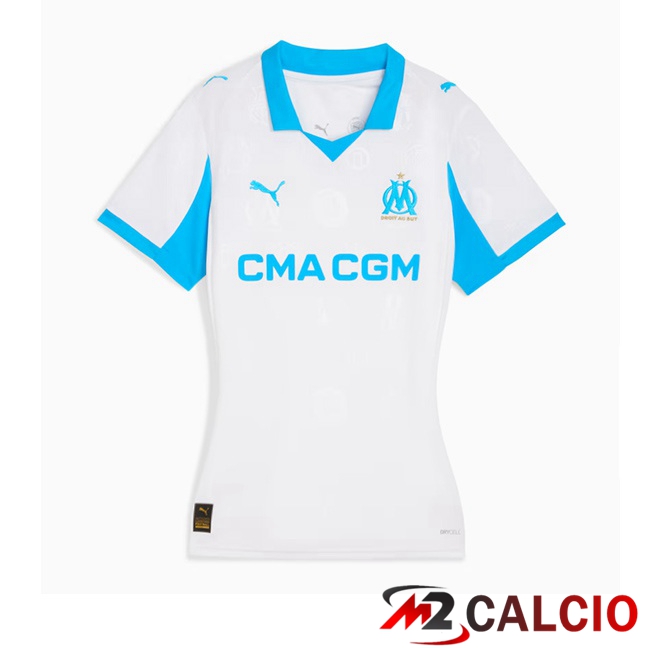 Maglie Calcio Marsiglia OM Donna Prima Bianco 2025/2026