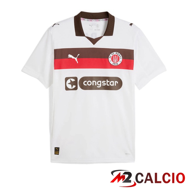 Maglie Calcio FC St. Pauli Seconda Bianco 2025/2026