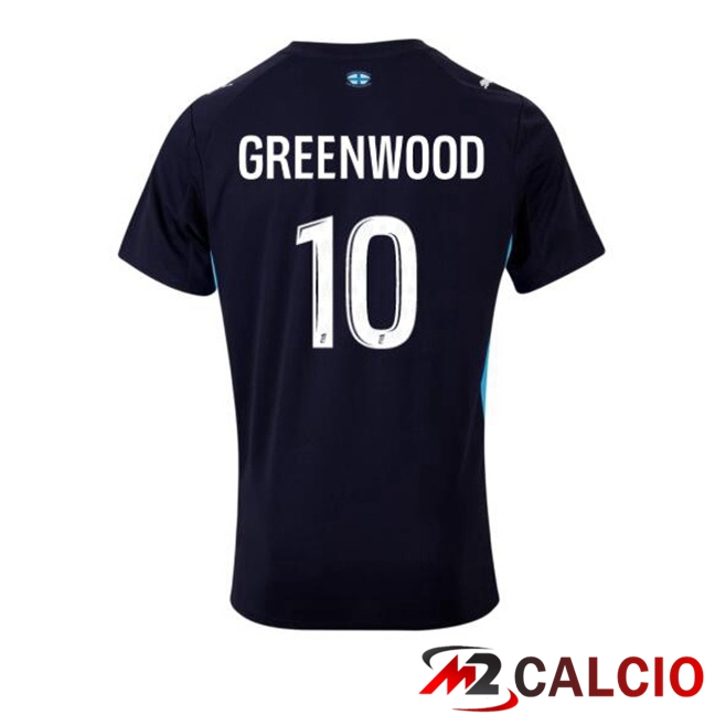 Maglie Calcio Marsiglia OM (GREENWOOD 10) Seconda Blu Reale 2025/2026
