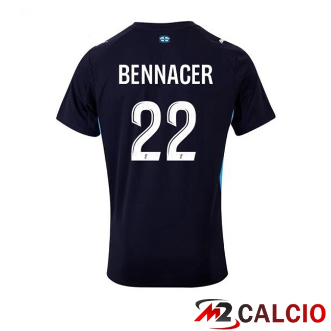 Maglie Calcio Marsiglia OM (BENNACER 22) Seconda Blu Reale 2025/2026