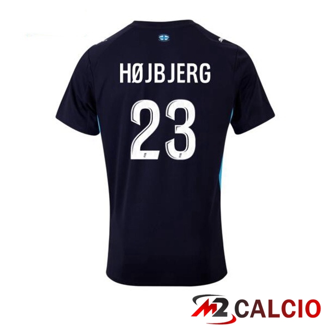 Maglie Calcio Marsiglia OM (HØJBJERG 23) Seconda Blu Reale 2025/2026