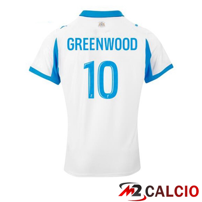 Maglie Calcio Marsiglia OM (GREENWOOD 10) Prima Bianco 2025/2026