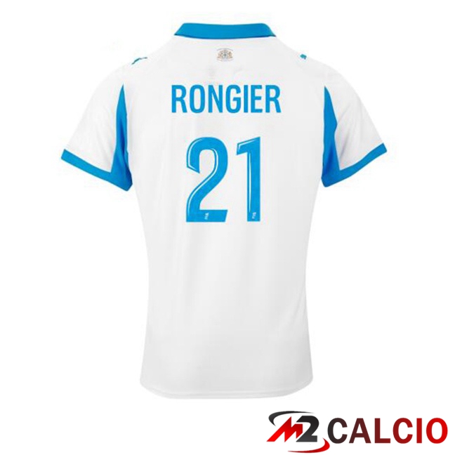 Maglie Calcio Marsiglia OM (RONGIER 21) Prima Bianco 2025/2026
