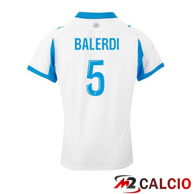 Maglie Calcio Marsiglia OM (BALERDI 5) Prima Bianco 2025/2026
