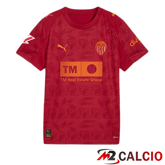 Maglie Calcio Valencia CF Seconda Rosso 2025/2026
