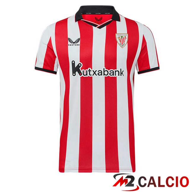 Maglie Calcio Athletic Club Prima Rosso Bianco 2025/2026