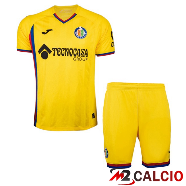 Maglie Calcio Getafe CF Bambino Terza Giallo 2025/2026