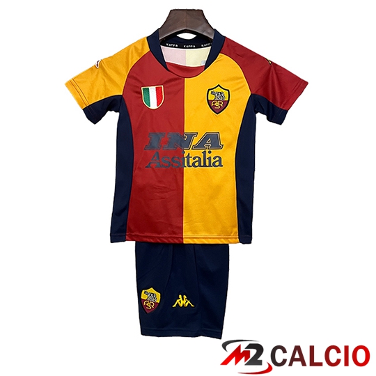 Maglie Calcio As Roma Retro Bambino Prima 2001 2002