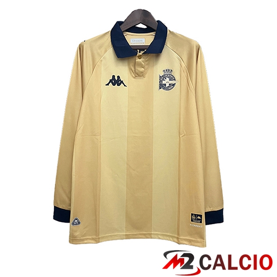 Maglie Calcio Deportivo Manica Lunga Edizione Speciale Giallo 2025 2026