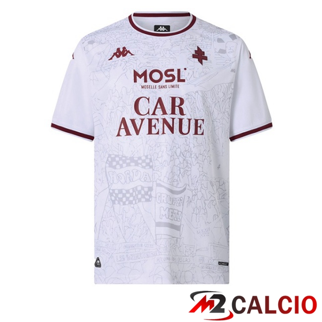 Maglie Calcio FC Metz Seconda Bianco 2025/2026