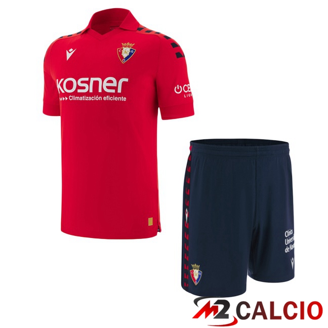 Maglie Calcio CA Osasuna Bambino Prima Rosso 2025/2026