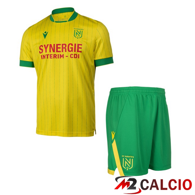 Maglie Calcio FC Nantes Bambino Prima Giallo 2025/2026