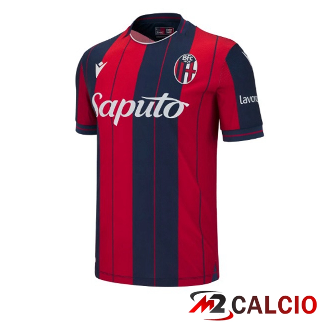 Maglie Calcio Bologna Prima Rosso Blu Reale 2025/2026