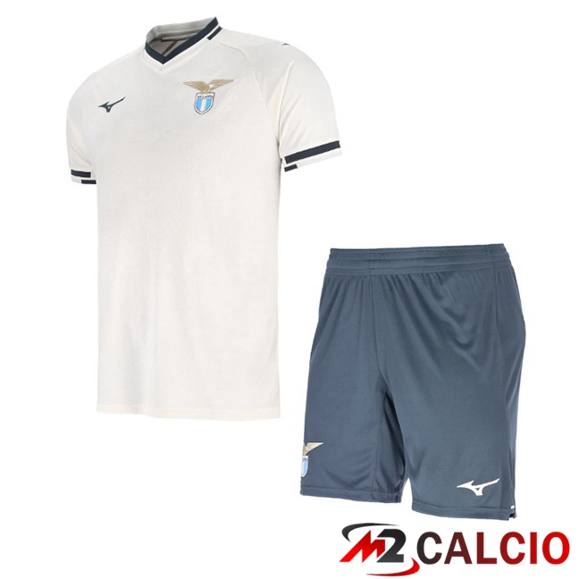 Maglie Calcio SS Lazio Bambino Seconda Bianco 2025/2026