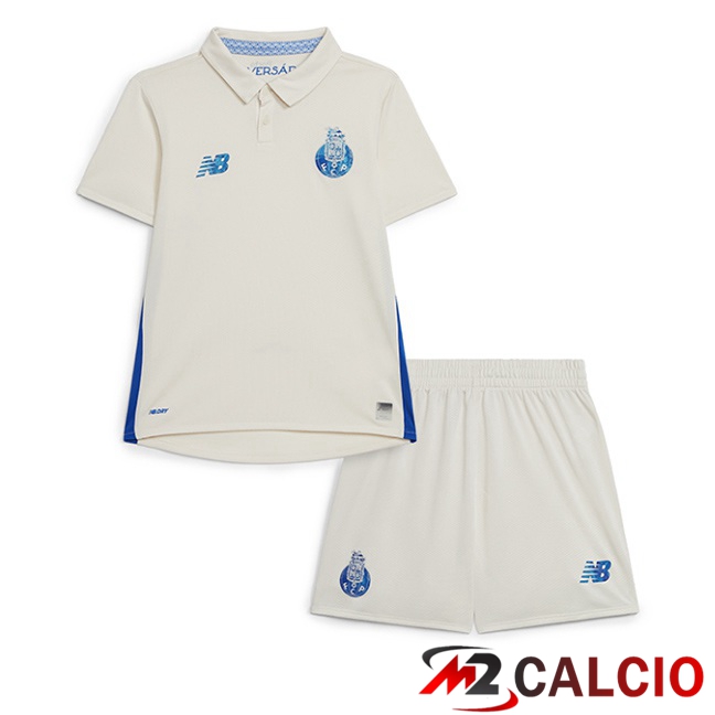 Maglie Calcio FC Porto Bambino Terza Bianco 2025/2026