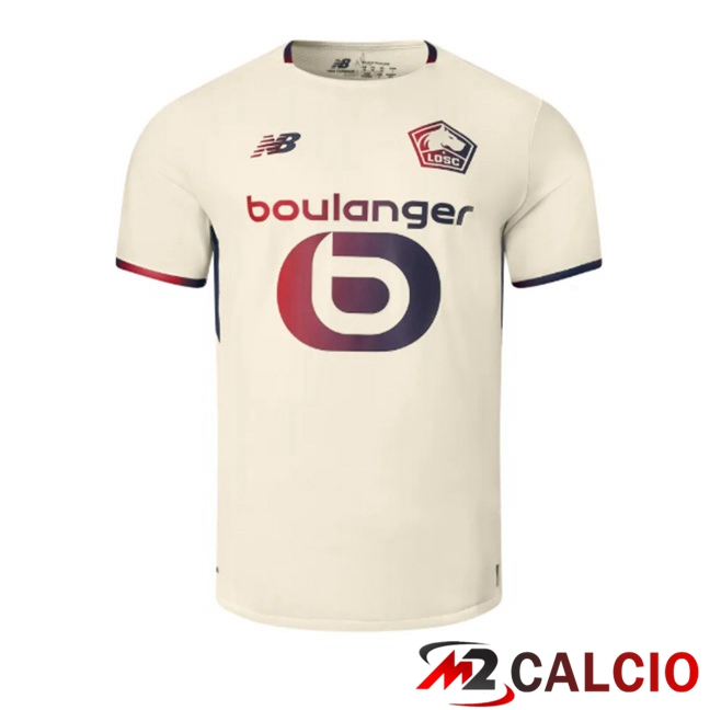 Maglie Calcio Lille OSC Seconda Giallo 2025/2026
