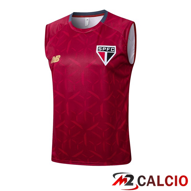 Canotta Allenamento Sao Paulo FC Rosso 2025/2026
