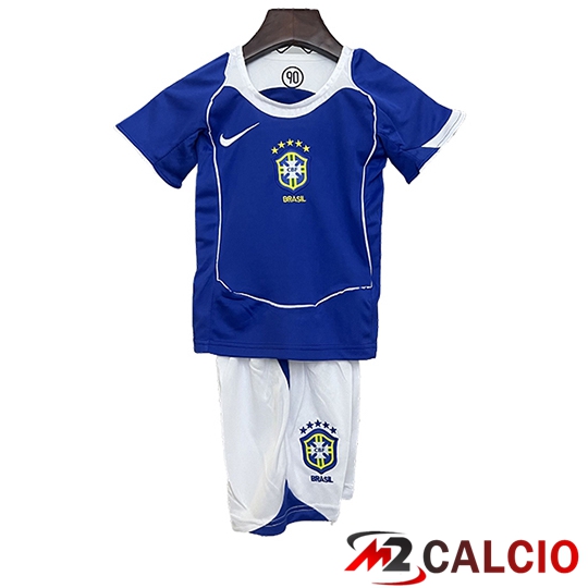 Maglie Calcio Brasile Retro Bambino Seconda 2004