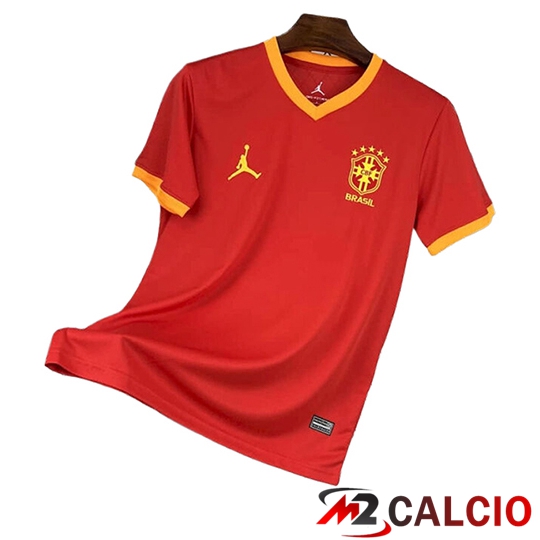 Maglie Calcio Brasile Jordan Edizione Speciale Rosso 2025 2026