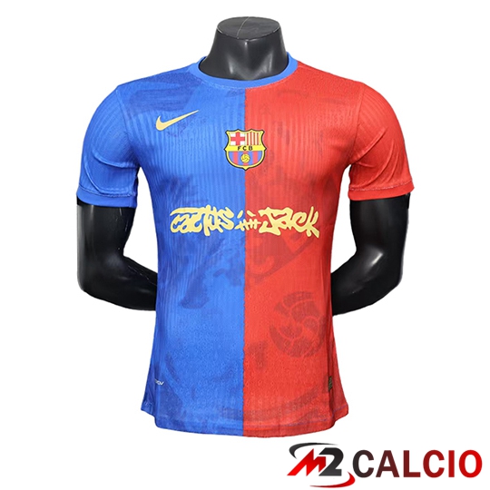 Maglie Calcio FC Barcellona Edizione Speciale Rosso Blu 2025 2026