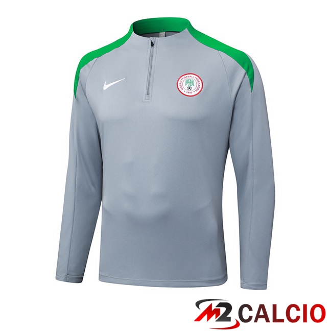 Felpa Allenamento Nigeria Grigio 2025/2026