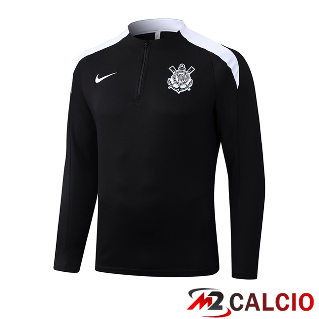 Felpa Allenamento Corinthians Nero 2025/2026