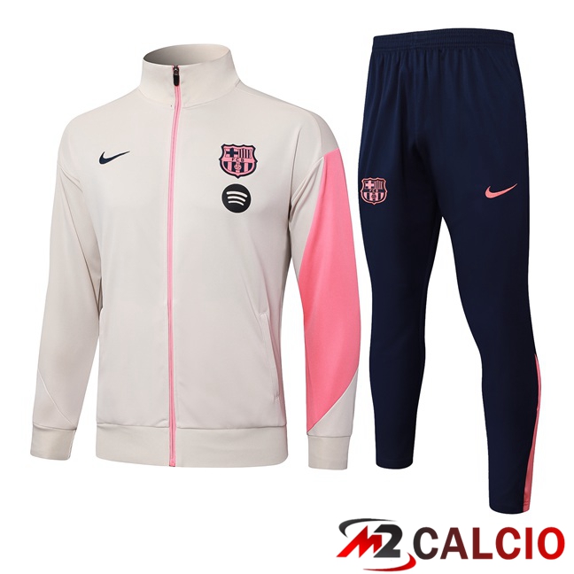 Insieme Tuta Calcio - Giacca FC Barcellona Giallo 2025/2026