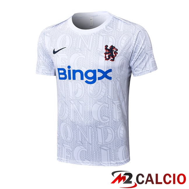 T Shirt Allenamento FC Chelsea Bianco 2025/2026